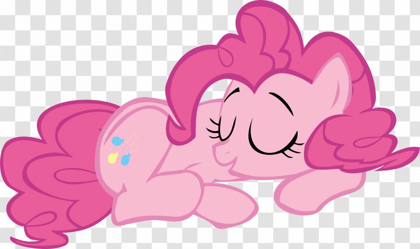 Pinkie Pie Rarity Rainbow Dash Pony Sleep - Watercolor - Sleeping Transparent PNG