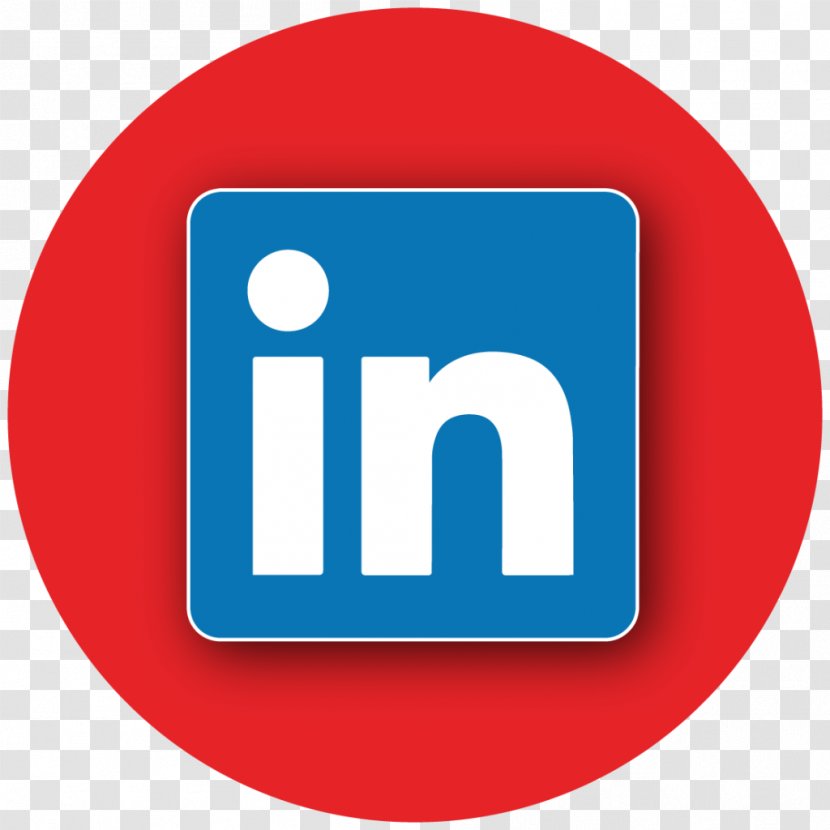 LinkedIn Social Media Share Icon - Stitched Transparent PNG