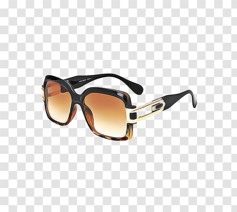 Cartoon Sunglasses - Beige - Material Property Transparent PNG
