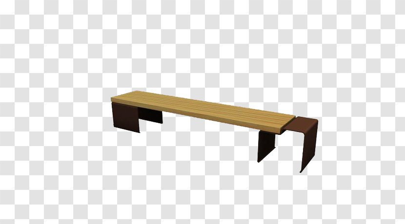 Line Angle Bench - Furniture - Park Chair Transparent PNG