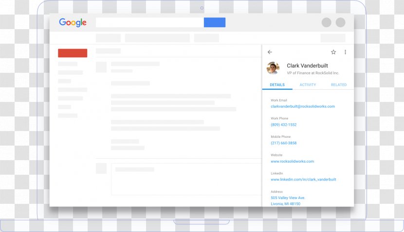 Gmail Customer Relationship Management Google Contacts Email Transparent PNG