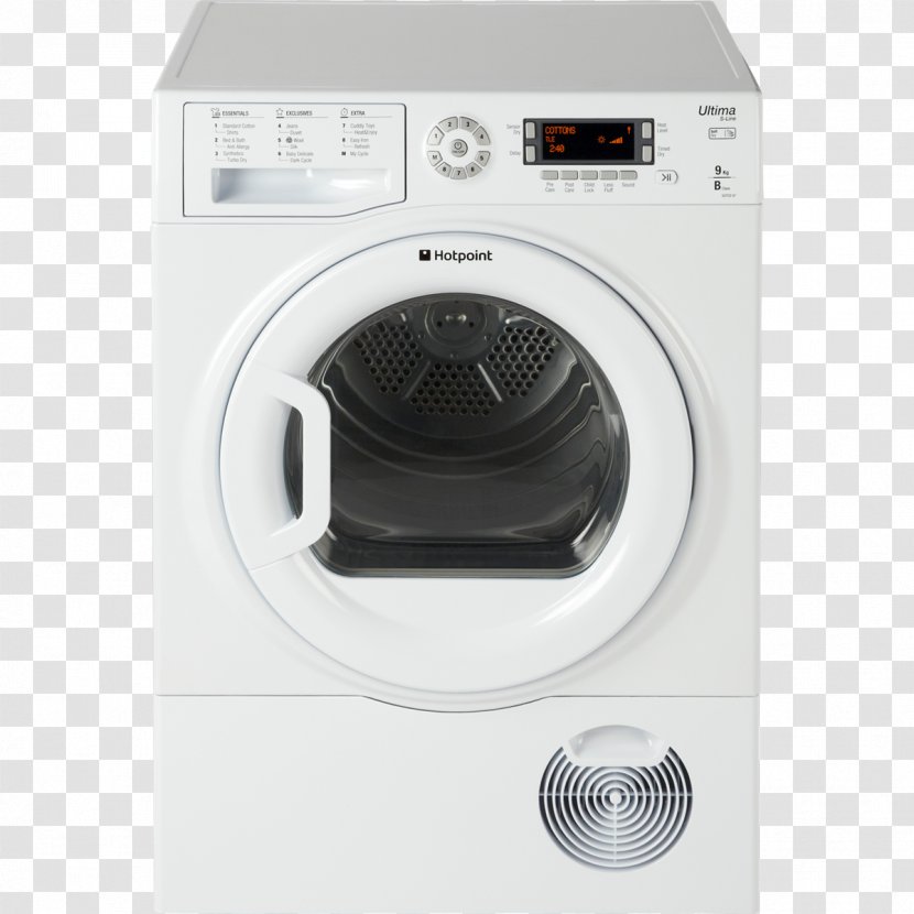 Hotpoint Ultima S-Line SUTCD 97B 6-M Clothes Dryer Home Appliance RPD 9467 - Washing Machine Transparent PNG