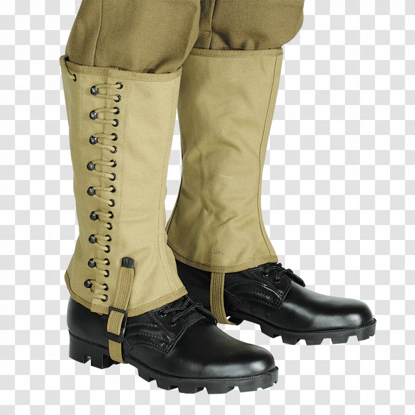Leggings Second World War Gaiters Boot Puttee - Military Uniform Transparent PNG
