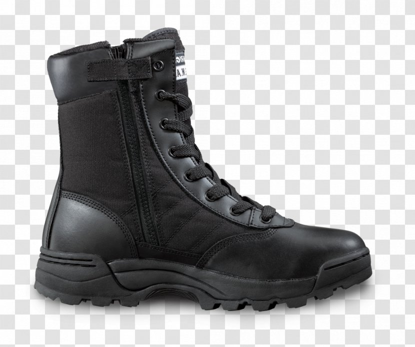 SWAT Combat Boot Zipper Footwear - Clothing Accessories - Boots Image Transparent PNG