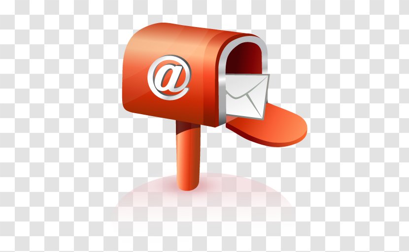 Email Box User - Red - Post Transparent PNG