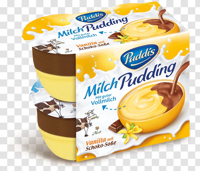 Cream Chocolate Pudding Flavor Panna Cotta - Vanilla Transparent PNG