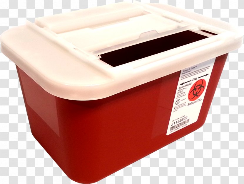 Sharps Waste Plastic Box Medical Rubbish Bins & Paper Baskets - Oil Spill - Container Transparent PNG