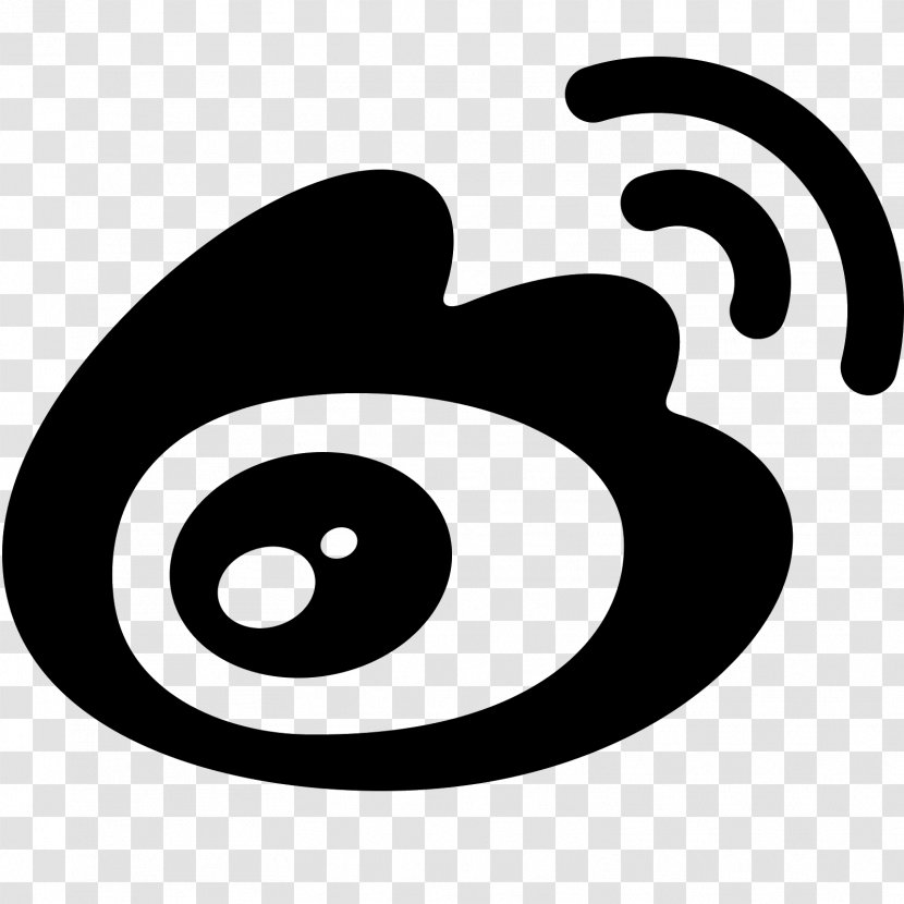 Sina Weibo Corp Logo Microblogging - Black Transparent PNG