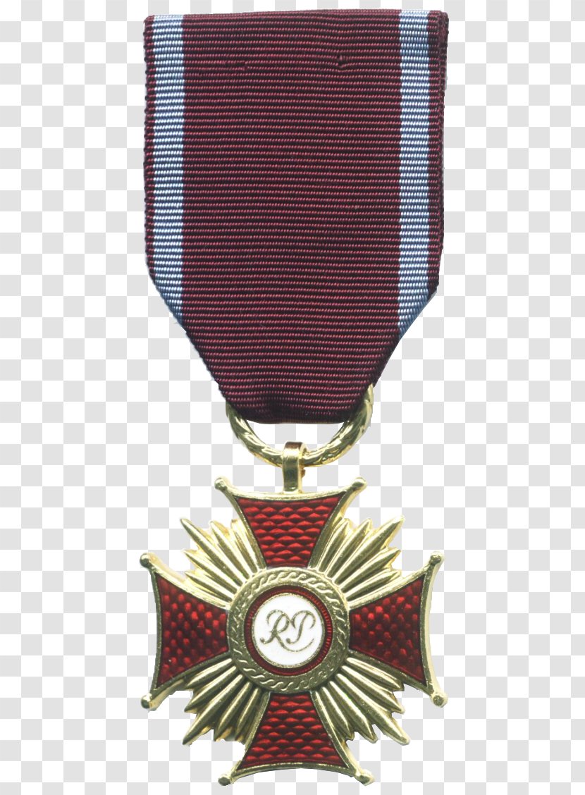 Poland Cross Of Merit With Swords Krzyż Medal - President Transparent PNG