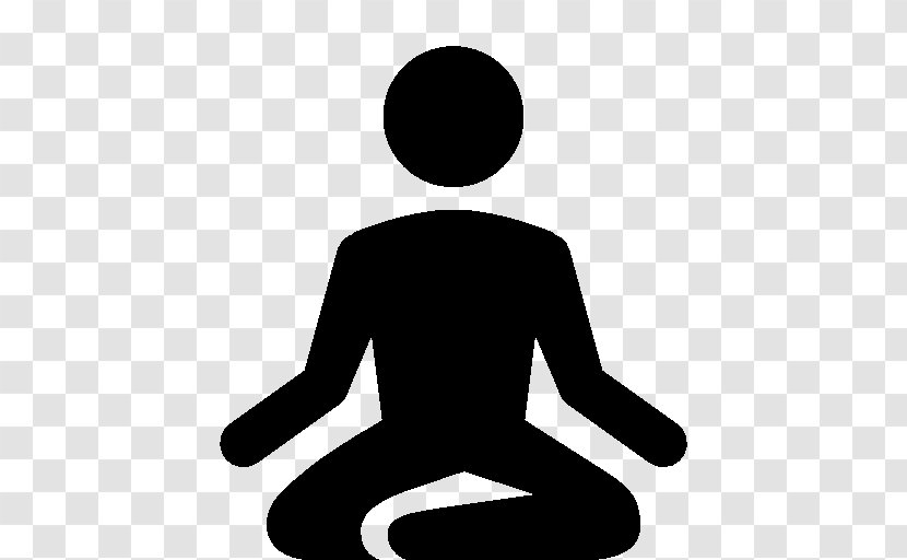 Meditation Clip Art - Sitting - Black Transparent PNG