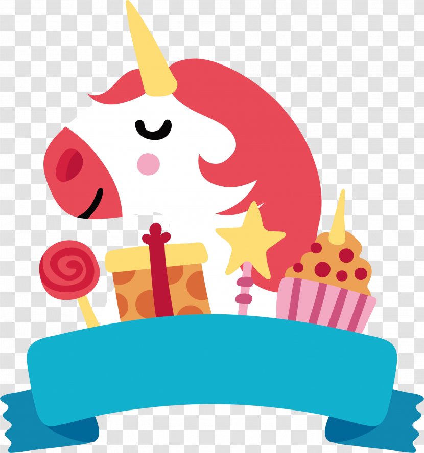 Happy Birthday To You Unicorn Clip Art - Gratis - Poster Transparent PNG