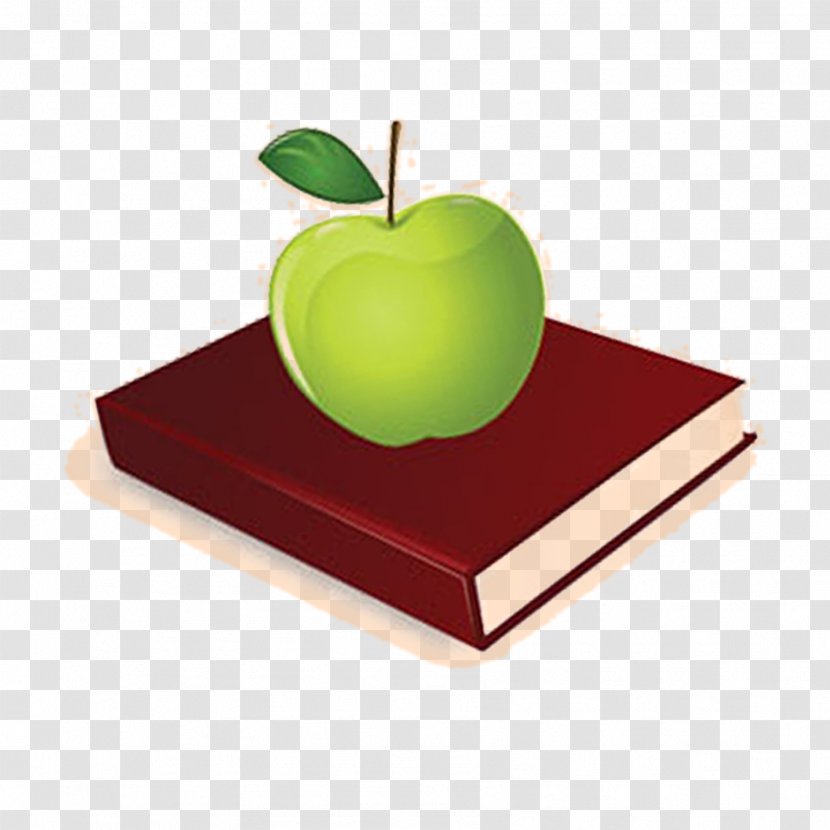 Apple - Green - Books Element Transparent PNG