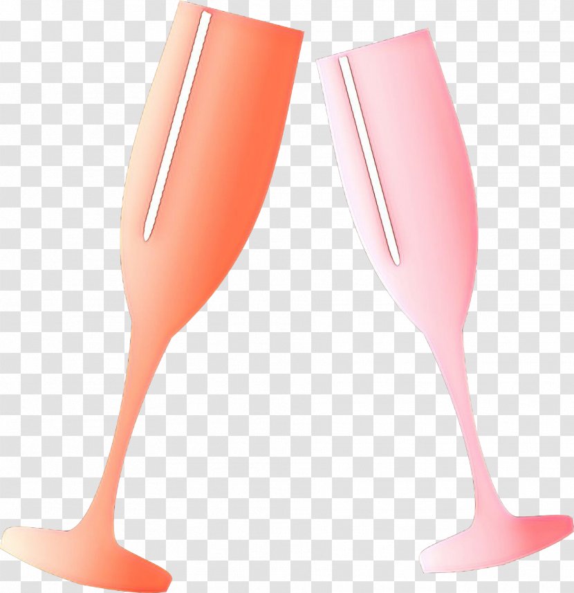 Pink Champagne Stemware Drinkware Leg - Human Tableware Transparent PNG