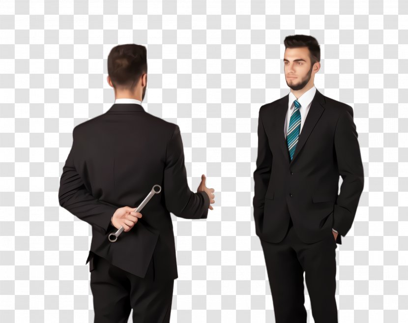 Suit Formal Wear Standing Tuxedo Gentleman - Whitecollar Worker - Business Gesture Transparent PNG