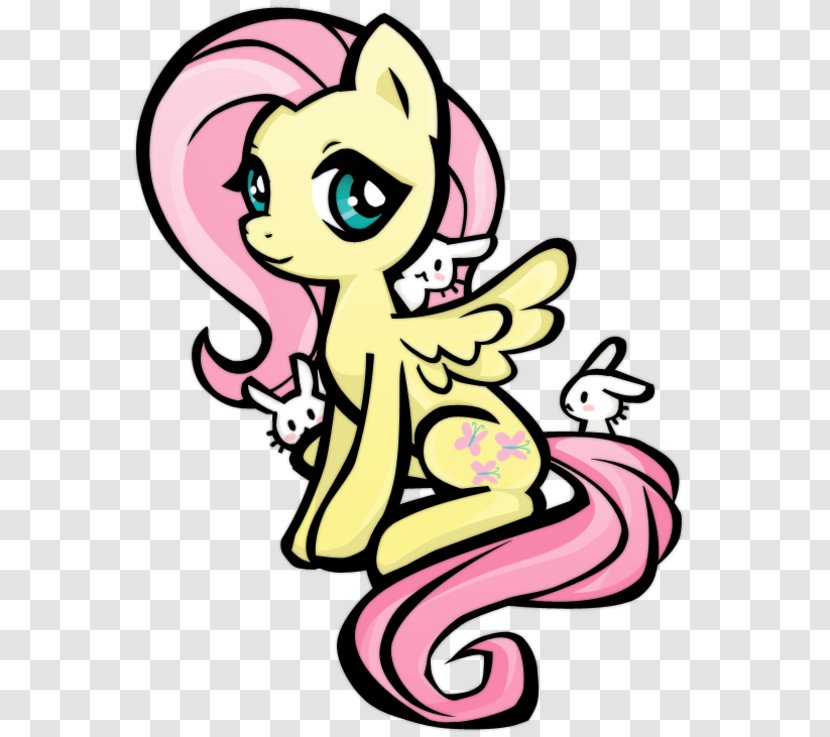Fluttershy Pony Twilight Sparkle Applejack Rarity - Flower - Horse Transparent PNG