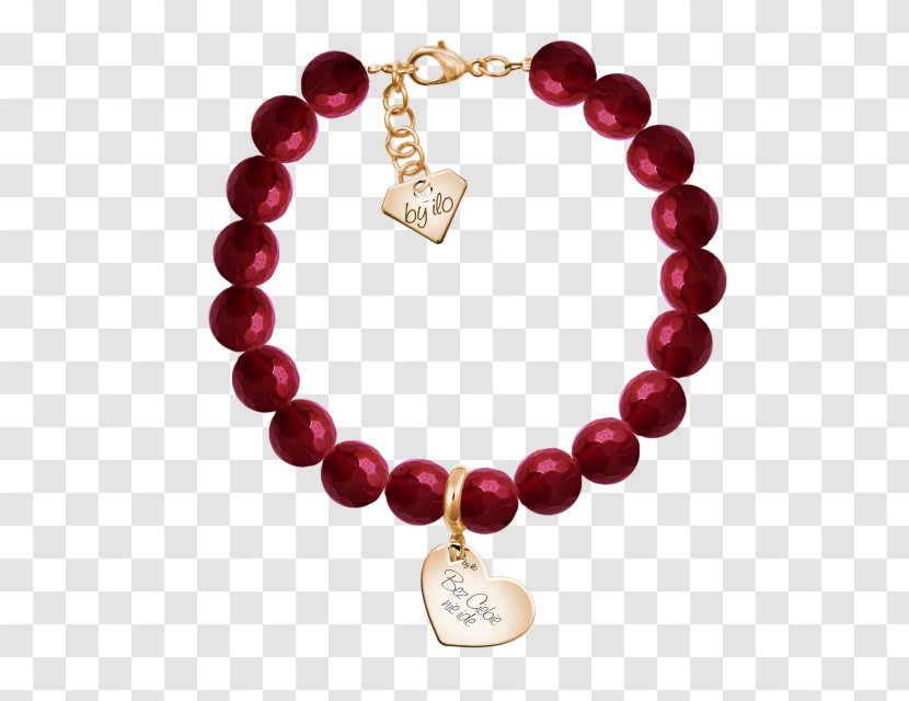 Ruby Charm Bracelet Bead Jewellery - Jewelry Making Transparent PNG