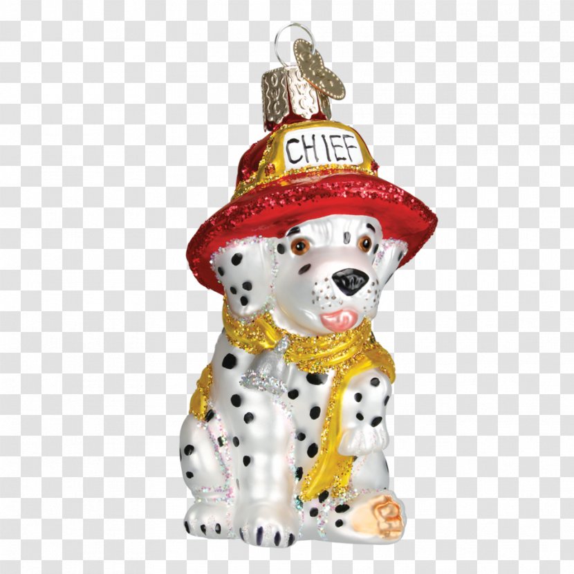 Dalmatian Dog Christmas Ornament Puppy Gift - Holiday - Hand-painted Fire Transparent PNG