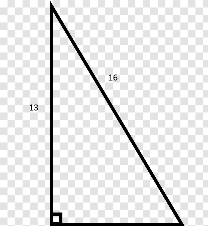 Right Triangle Perimeter Formula - Watercolor Transparent PNG