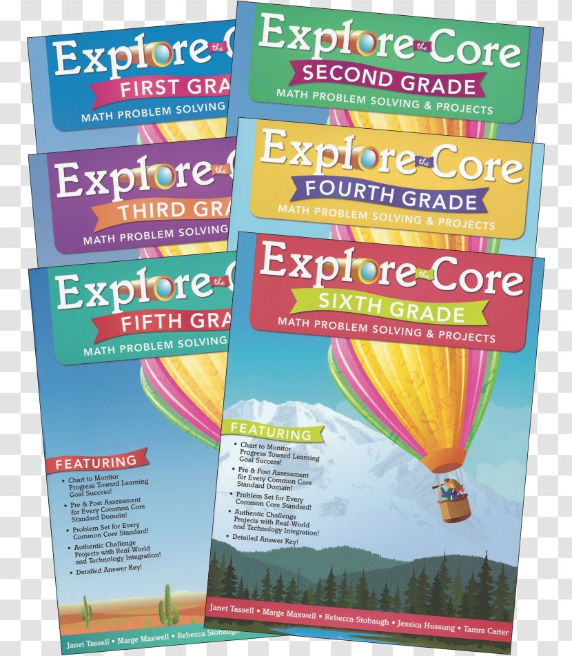 Leveled Texts For Mathematics: 6-Book Set Common Core State Standards Initiative Sixth Grade - Book - Garlic Press Transparent PNG