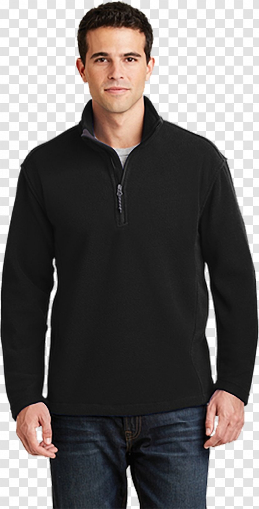 Fashion Shirt Clothing Sweater Male - Polar Fleece Transparent PNG