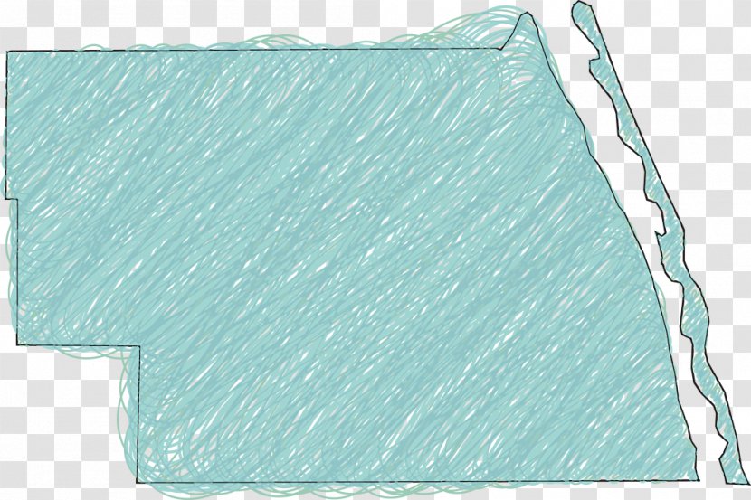 Turquoise Rectangle Material Transparent PNG