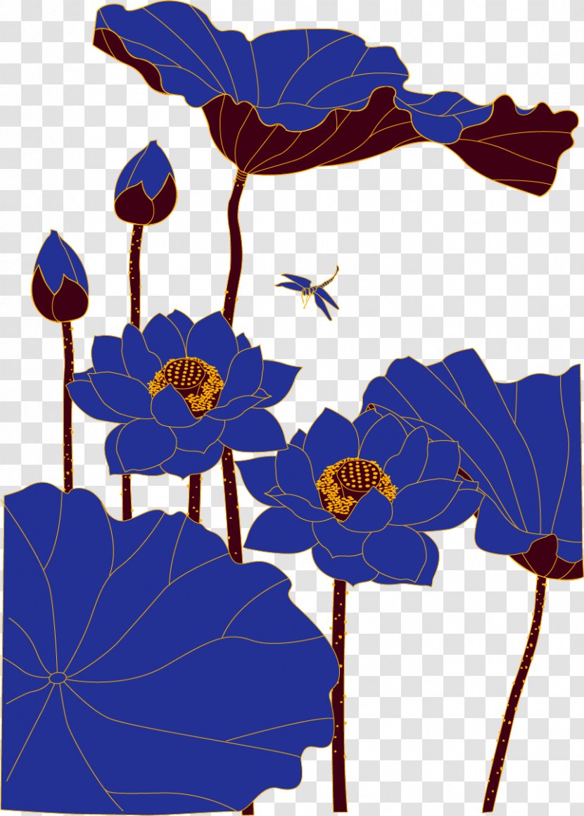 Nelumbo Nucifera Euclidean Vector Download - Branch - Hand-painted Lotus Transparent PNG