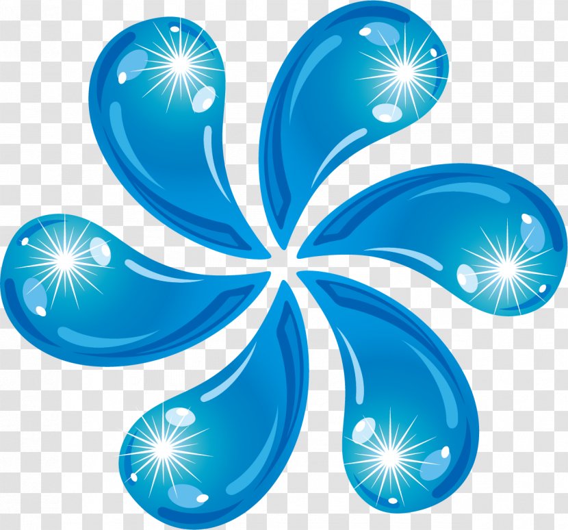Blue Flower Euclidean Vector - FIG Floral Pattern Material Transparent PNG