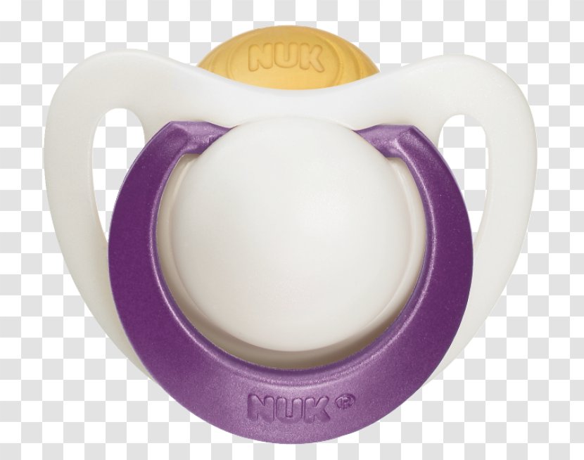 NUK 1 Pacifier Night / Day Trendline Latex Size おしゃぶり・ジーニアス(キャップ付き) M 天然ゴム パープル OCNK0330201 - Silhouette - Baby Cartoon Transparent PNG