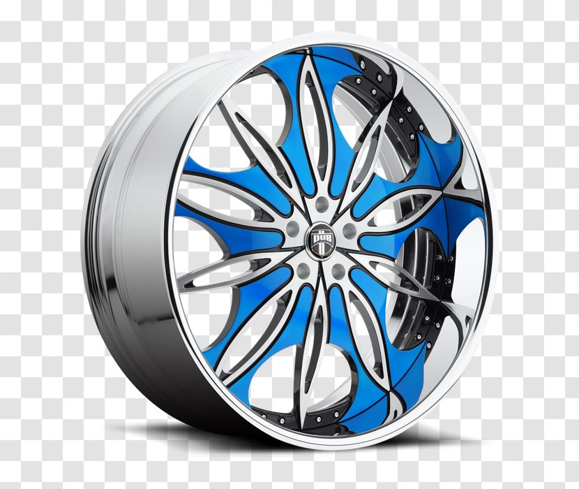 Car Wheel Vehicle Rim Tire - Electric Blue Transparent PNG