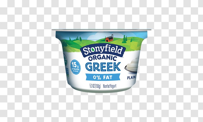 Organic Food Milk Greek Cuisine Cream Stonyfield Farm, Inc. - Flavor - Low Fat Transparent PNG