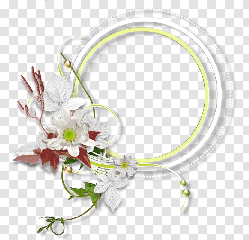 Circle - Creativity - Flower Decoration Creative Border Transparent PNG