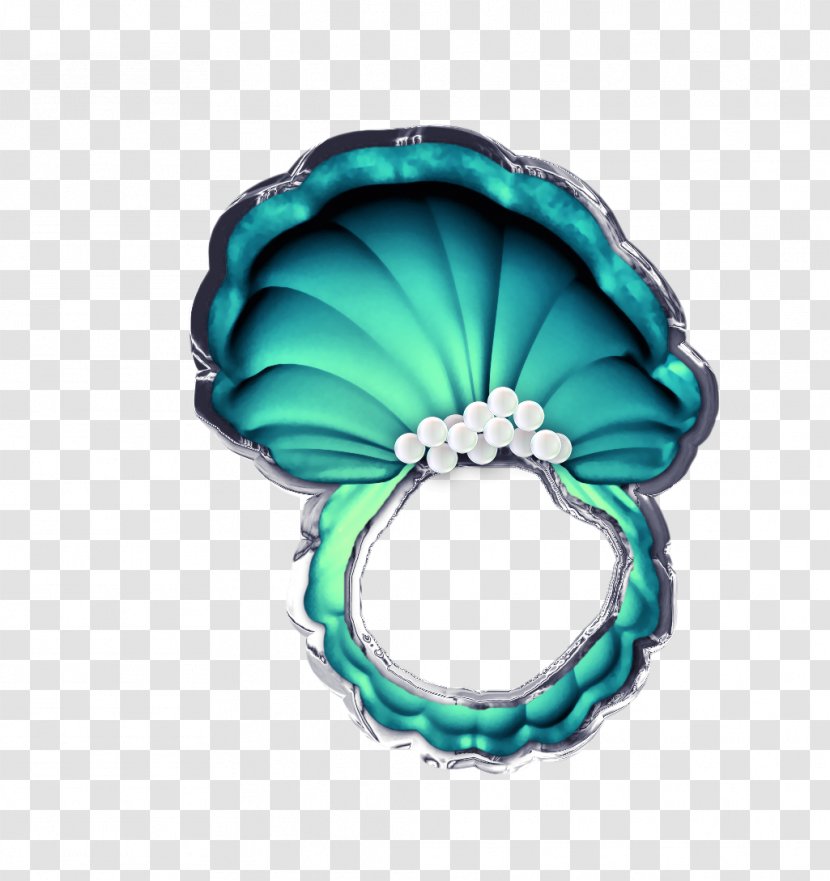 Turquoise - Bay Scallop Transparent PNG