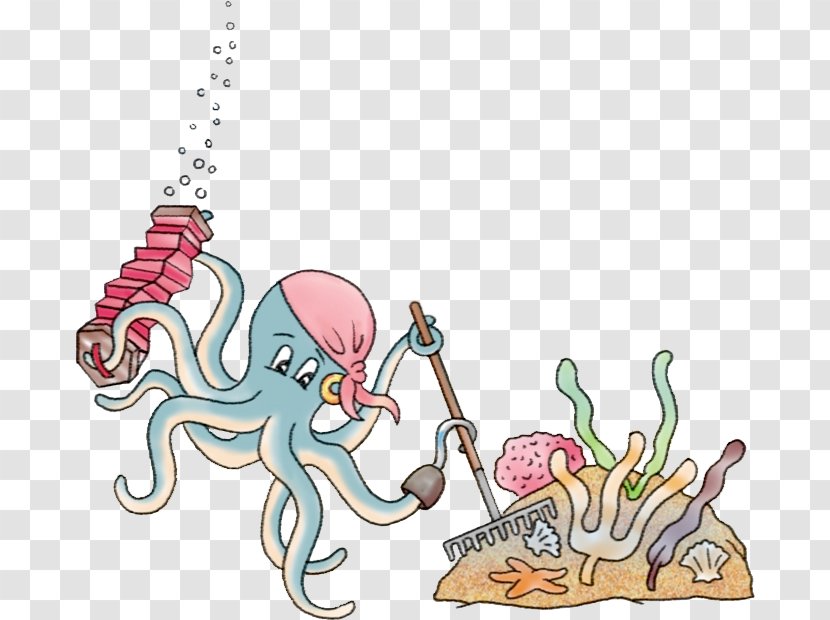 Mimic Octopus Ocean Marine Life Cephalopod - Cartoon - Giant Pacific Transparent PNG