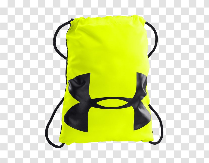 Under Armour Ozsee Sackpack Handbag Backpack Hustle - Yellow Transparent PNG