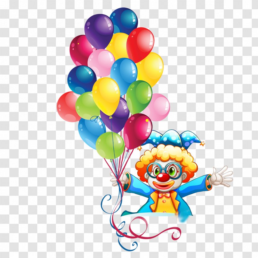 Birthday Cake Balloon Party Clip Art - Holiday - Take A Clown Transparent PNG