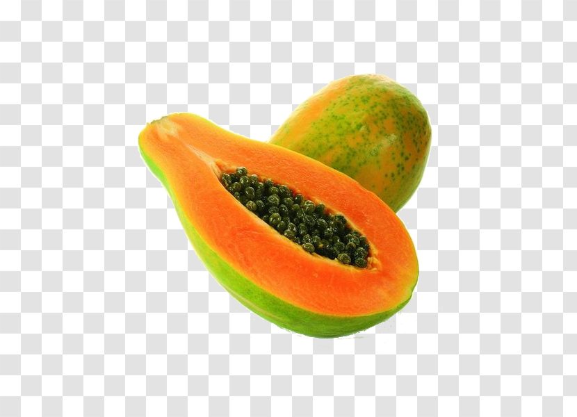 Papaya Organic Food Vegetable Fruit - Watermelon Transparent PNG