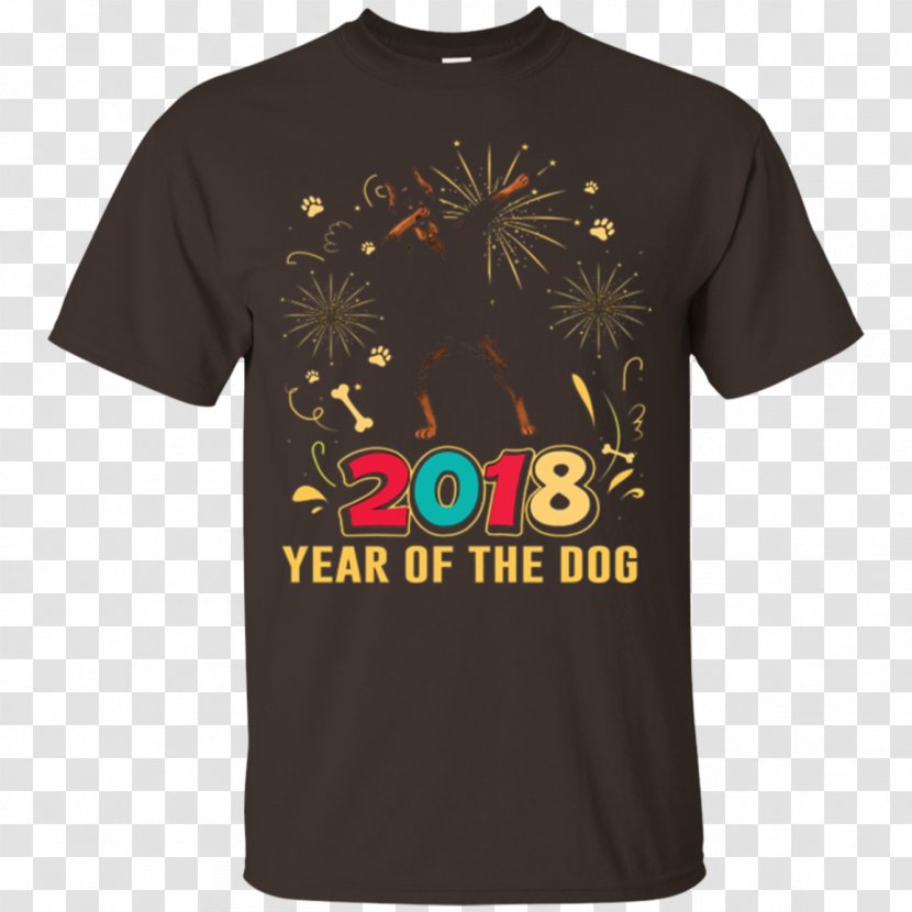 T-shirt Hoodie Sleeve Sweater - Shirt - Year Of The Dog Transparent PNG