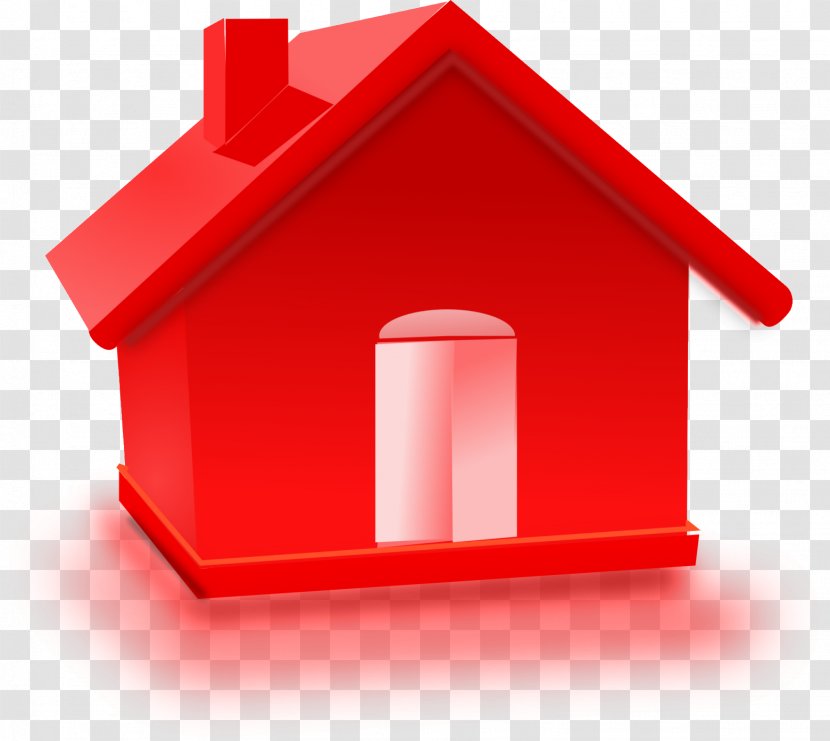 House Clip Art - Red - Homes Transparent PNG