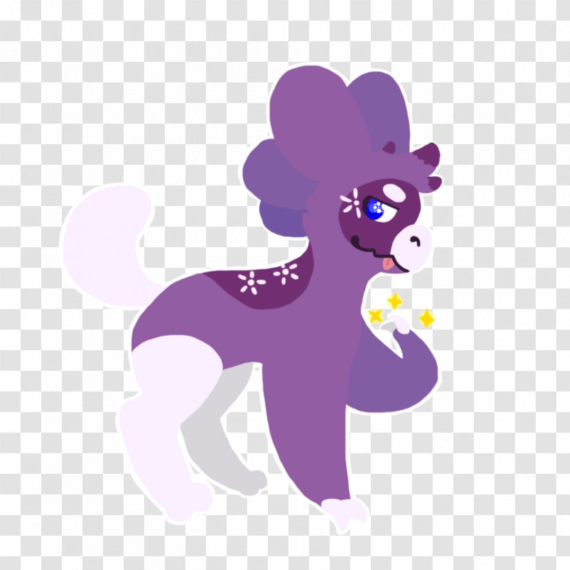Horse Mammal Cat Violet Animal - Fictional Character - Swag Transparent PNG