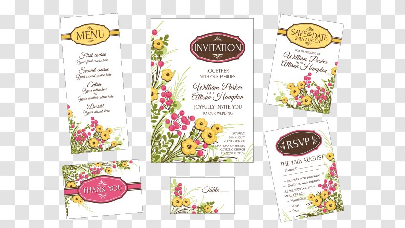 Flower - Business Invitation Card Transparent PNG