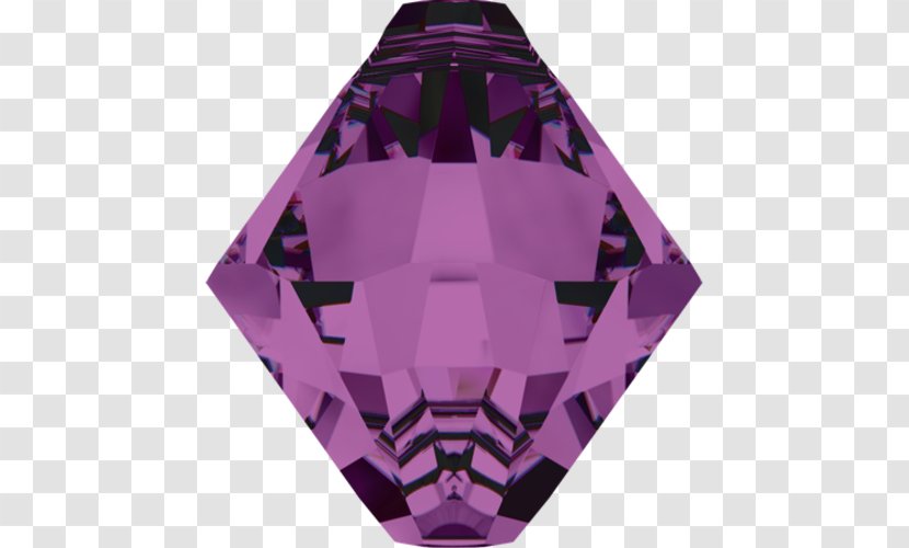 Swarovski AG Charms & Pendants Jewellery Amethyst Bicone - Magenta Transparent PNG