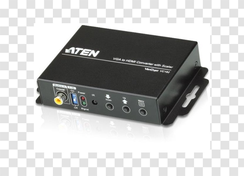 VGA Connector HDMI KVM Switches Audio Analog Signal - Video Graphics Array - Atenção Transparent PNG
