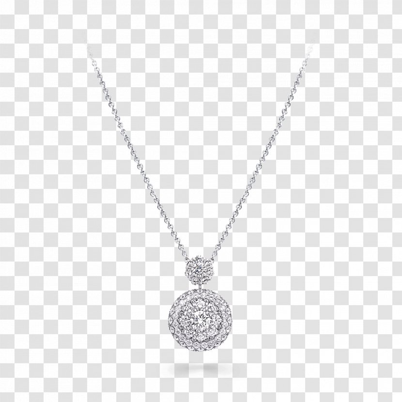 Locket Necklace Jewellery Silver Chain - Diamond Transparent PNG