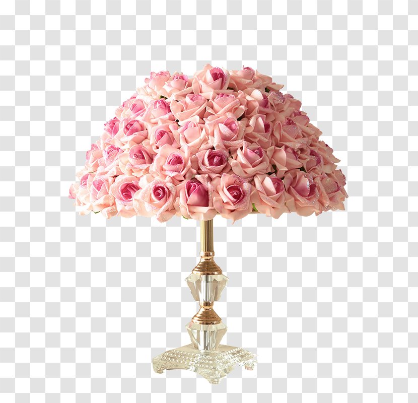 Lamp Lighting Bedroom Garden - Accessory - Rose Wedding Transparent PNG