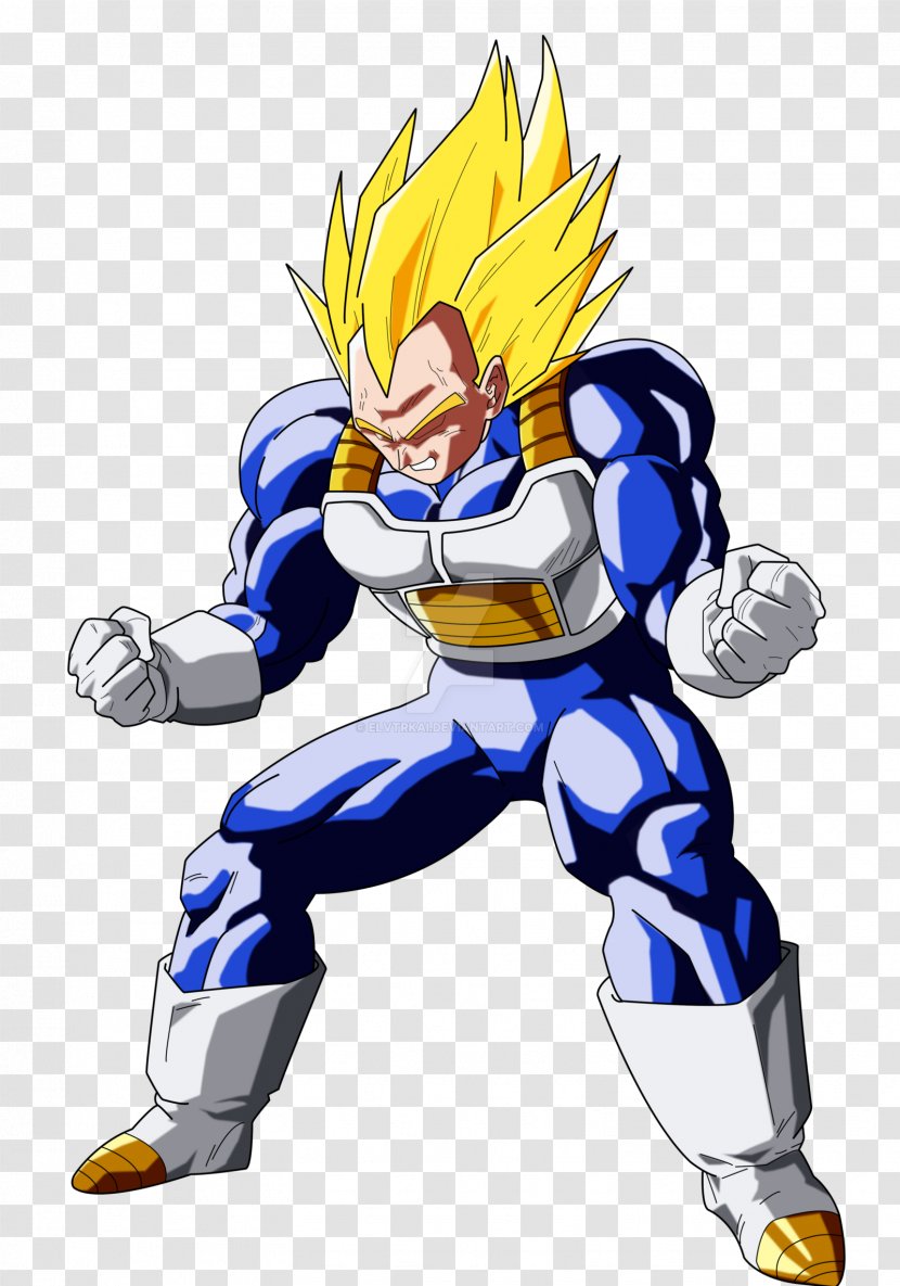 Vegeta Cell Goku Gohan Majin Buu - Cartoon Transparent PNG