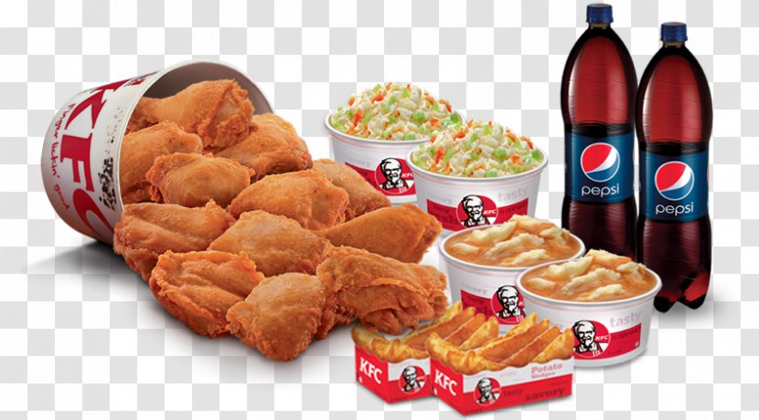 KFC Fried Chicken Menu Fast Food Restaurant - Kfc Bucket Transparent PNG