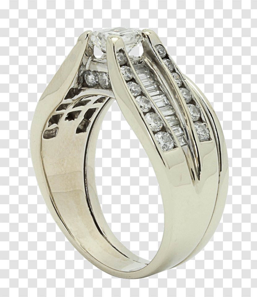 Engagement Ring Princess Cut Wedding Transparent PNG