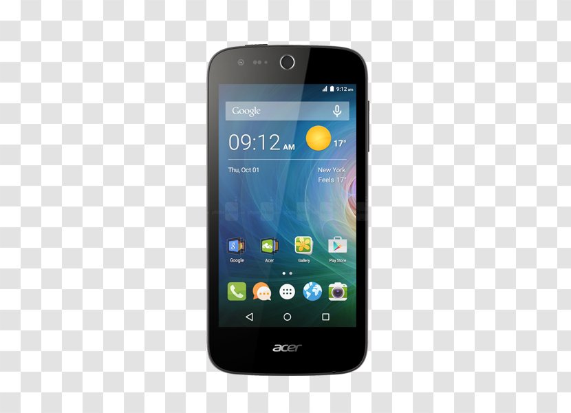 Acer Liquid Z630 A1 Z330 Smartphone Telephone - Electronic Device - Cream Transparent PNG