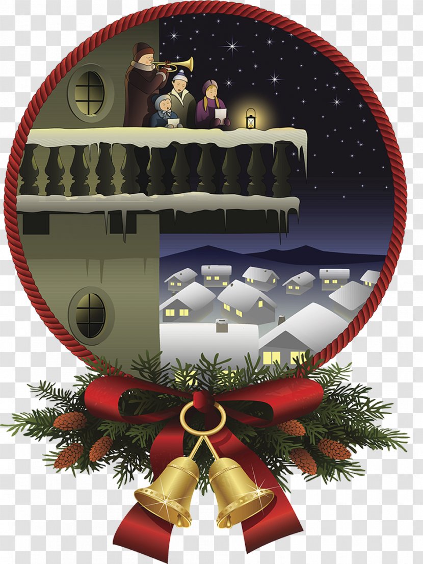 A Christmas Carol Santa Claus Illustration - Frame - Eve Transparent PNG