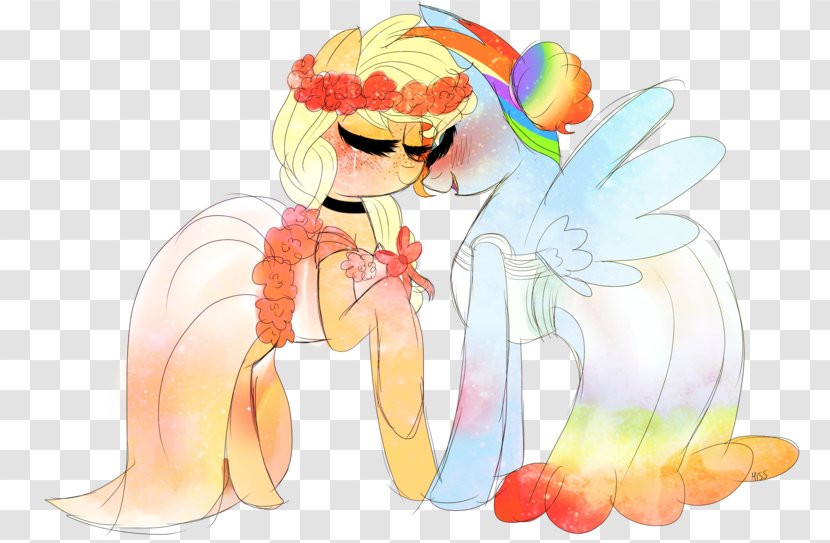 Rainbow Dash Pony Applejack - Cartoon - Collab Group Transparent PNG